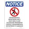 Signmission Safety Sign, OSHA Notice, 10" Height, Aluminum, Environmental Monitoring Sign With Symbol, Portrait OS-NS-A-710-V-12114 - alternate 1